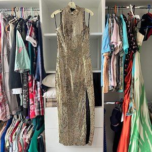 Vintage 1994 Gold Sequin Gown